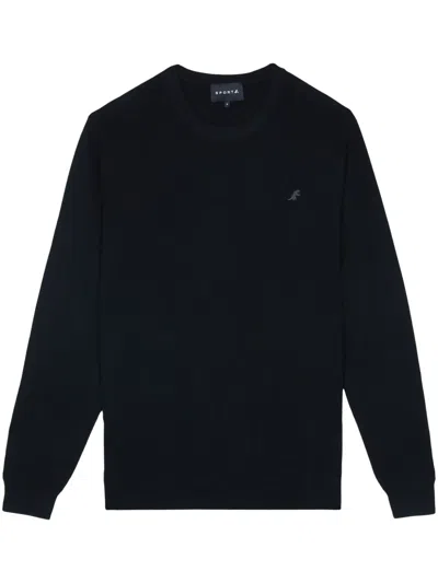 Sport B. By Agnès B. Logo-embroidered Jumper In Black