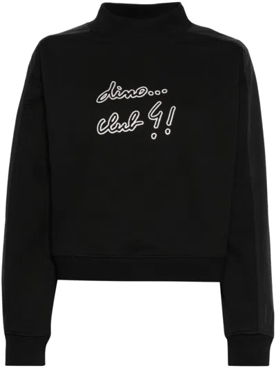 Sport B. By Agnès B. Logo-embroidered Sweatshirt In Black