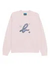Sport B. By Agnès B. Logo-embroidered Sweatshirt In Pink