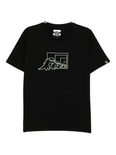 Sport B. By Agnès B. Logo-embroidered T-shirt In Black