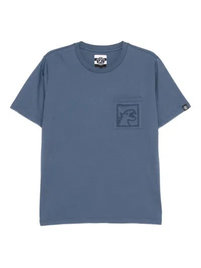 Sport B. By Agnès B. Logo-embroidered T-shirt In Blue