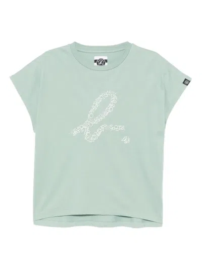 Sport B. By Agnès B. Logo-embroidered T-shirt In Green