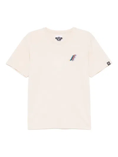 Sport B. By Agnès B. Logo-embroidered T-shirt In Neutral