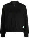 Sport B. By Agnès B. Logo-patch Bomber Jacket In Black