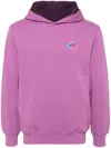 Sport B. By Agnès B. Logo Patch Hoodie In Purple