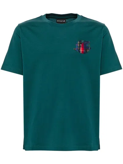 Sport B. By Agnès B. Logo-patched T-shirt In Green