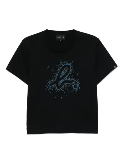 Sport B. By Agnès B. Logo-print T-shirt In Black