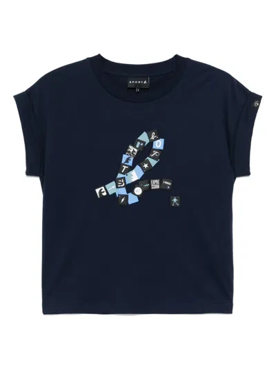 Sport B. By Agnès B. Logo-print T-shirt In Blue