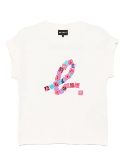 Sport B. By Agnès B. Logo-print T-shirt In Neutrals