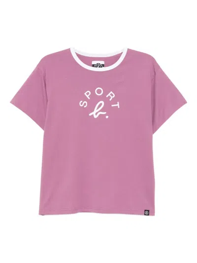 Sport B. By Agnès B. Logo-print T-shirt In Purple