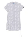Sport B. By Agnès B. Logo-printed Dress In Gray