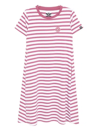 Sport B. By Agnès B. Logo Stripe Dress In Pink