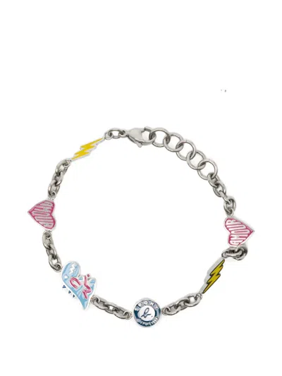 Sport B. By Agnès B. Logo-charm Bracelet In Multi