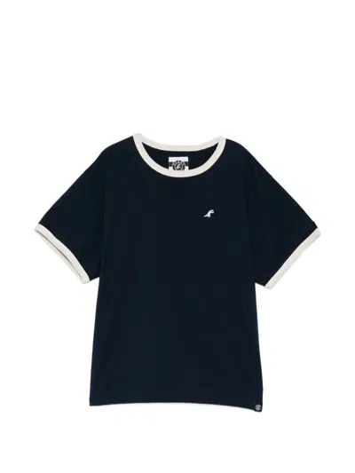 Sport B. By Agnès B. Logo-embroidered T-shirt In Blue