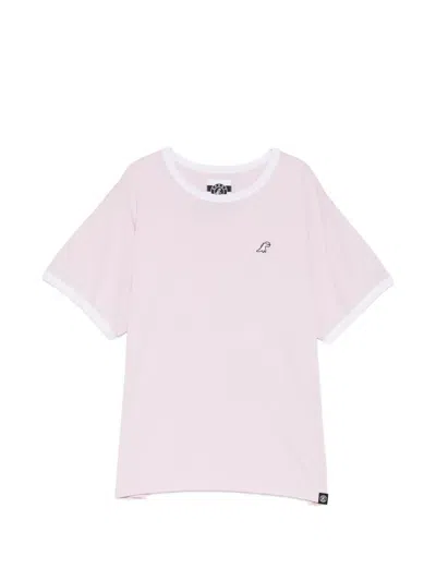 Sport B. By Agnès B. Logo-embroidered T-shirt In Pink