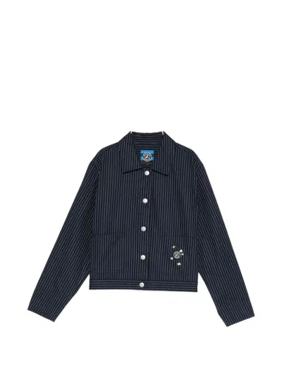 Sport B. By Agnès B. Logo-patch Jacket In Blue