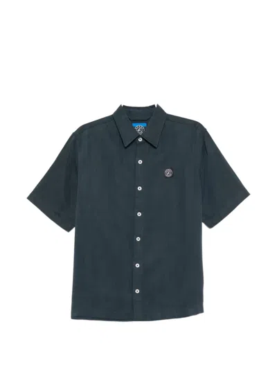 Sport B. By Agnès B. Logo-patch Shirt In Blue