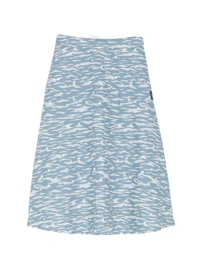 Sport B. By Agnès B. Logo-patch Skirt In Blue