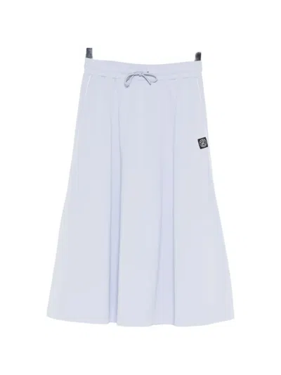 Sport B. By Agnès B. Logo-patch Skirt In Blue