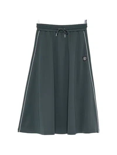 Sport B. By Agnès B. Logo-patch Skirt In Green