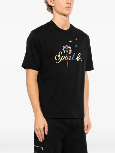 Sport B. By Agnès B. Logo-print T-shirt In Black
