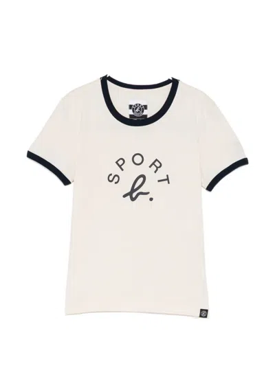 Sport B. By Agnès B. Logo-print T-shirt In Neutral