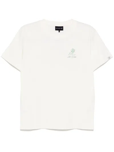 Sport B. By Agnès B. Love Green Dino T-shirt In Neutrals