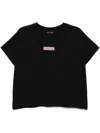 Sport B. By Agnès B. T-shirt Mit Mosaik-logo In Schwarz