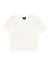 Sport B. By Agnès B. Open Embroidery Dino T-shirt In White