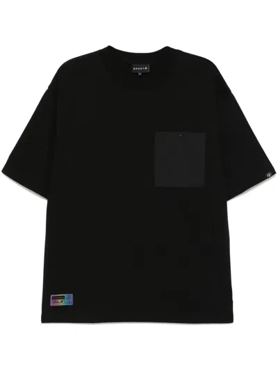 Sport B. By Agnès B. Panelled Pocket T-shirt In Black