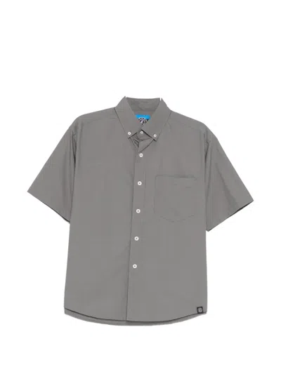 Sport B. By Agnès B. Pocket Short-sleeves Shirt In Gray