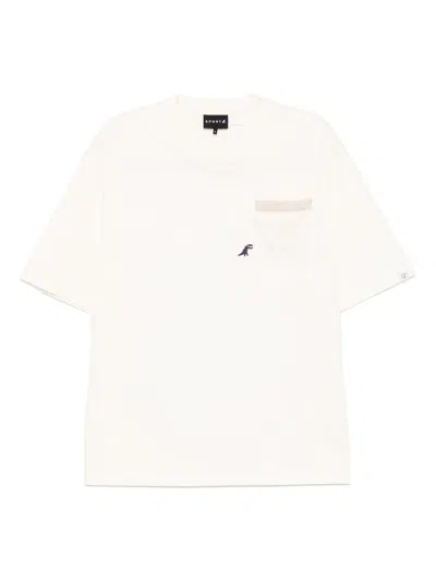 Sport B. By Agnès B. Pocket T-shirt In Neutrals