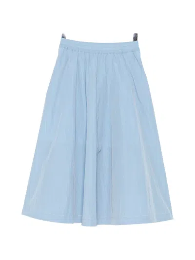 Sport B. By Agnès B. Ribstop Midi Skirt In Blue
