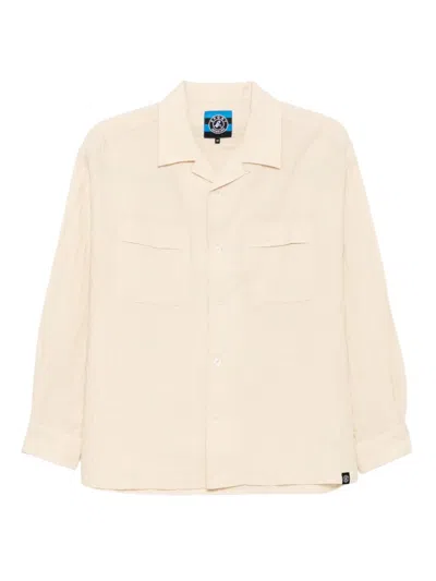 Sport B. By Agnès B. Seersucker Shirt In Neutral