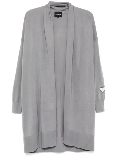 Sport B. By Agnès B. Shawl Collar Coat In Grey