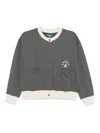 Sport B. By Agnès B. Sporty Snap Cardigan In Gray