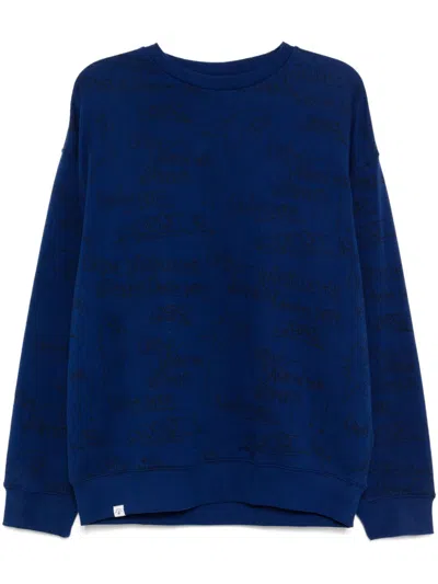 Sport B. By Agnès B. Stitching Sweatshirt In Blau