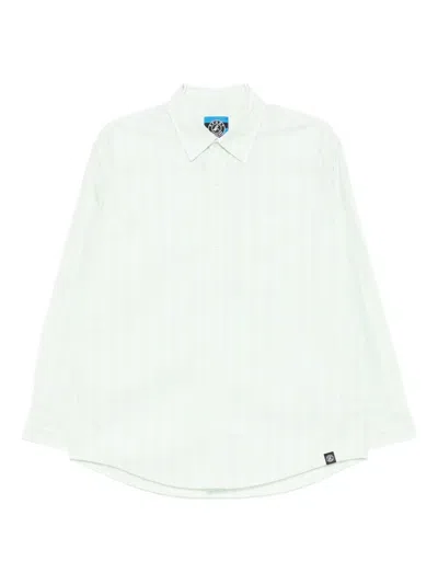 Sport B. By Agnès B. Stripe-printed Shirt In Green