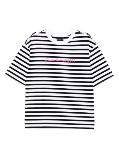 Sport B. By Agnès B. Stripe T-shirt In Black