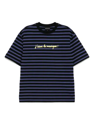 Sport B. By Agnès B. Stripe T-shirt In Blue