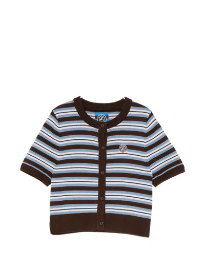Sport B. By Agnès B. Striped Short-sleeve Top In Multi
