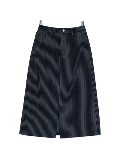 Sport B. By Agnès B. Striped-print A-line Skirt In Blue