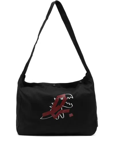 Sport B. By Agnès B. Tape B. Dino Cross Body Bag In Schwarz