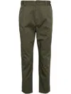 Sport B. By Agnès B. Tapered-fit Chino Trousers In Green