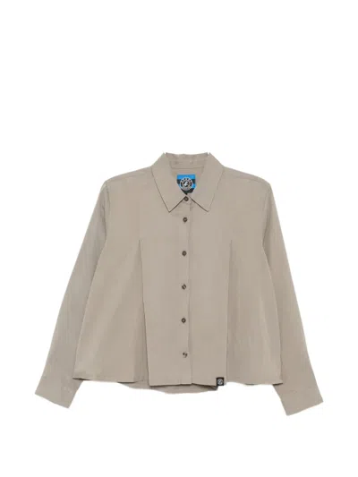 Sport B. By Agnès B. Tencel Flare Shirt In Neutral