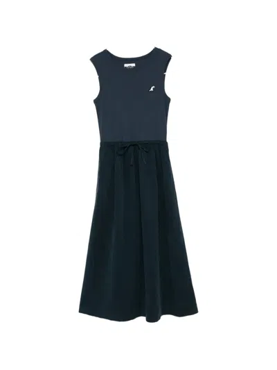 Sport B. By Agnès B. Tencel Mix Rib Tank Dress In Blue
