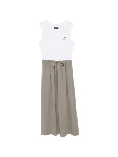 Sport B. By Agnès B. Tencel Mix Rib Tank Dress In Multi