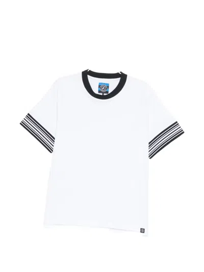 Sport B. By Agnès B. Tipping-cuff T-shirt In White