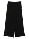 Sport B. By Agnès B. Wide-leg Trousers In Black