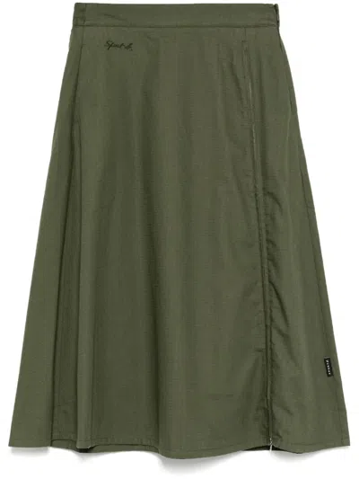 Sport B. By Agnès B. Zip Fastening Skirt In Green
